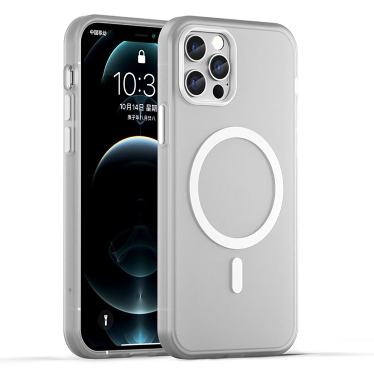 Ốp lưng điện thoại MagSafe TPU + PC mờ trong suốt bảo vệ toàn diện, dành cho iPhone 11 Pro