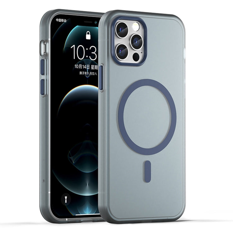 Ốp lưng điện thoại MagSafe TPU + PC mờ trong suốt bảo vệ toàn diện, dành cho iPhone 11 Pro