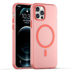 Ốp lưng điện thoại MagSafe TPU + PC mờ trong suốt bảo vệ toàn diện, dành cho iPhone 11 Pro
