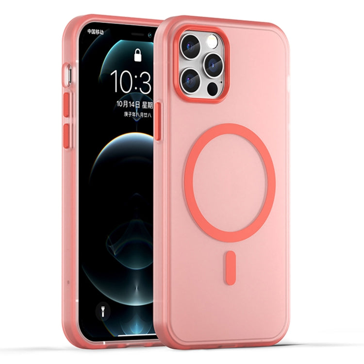 Ốp lưng điện thoại MagSafe TPU + PC mờ trong suốt bảo vệ toàn diện, dành cho iPhone 11 Pro
