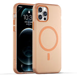 Ốp lưng điện thoại MagSafe TPU + PC mờ trong suốt bảo vệ toàn diện, dành cho iPhone 11 Pro