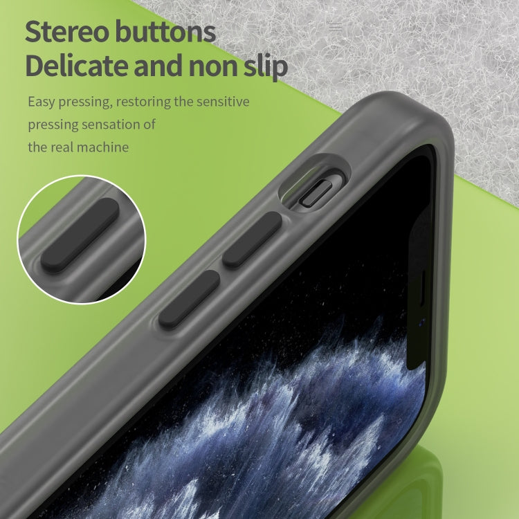 Ốp lưng điện thoại MagSafe TPU + PC mờ trong suốt bảo vệ toàn diện, dành cho iPhone 11 Pro