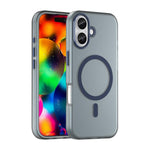 Ốp điện thoại MagSafe mờ trong suốt TPU + PC bảo vệ toàn diện, Dành cho iPhone 16 Pro, Dành cho iPhone 16 Plus, Dành cho iPhone 16, Dành cho iPhone 15 Pro Max, Dành cho iPhone 15 Pro