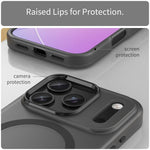 Ốp điện thoại MagSafe mờ trong suốt TPU + PC bảo vệ toàn diện, Dành cho iPhone 16 Pro, Dành cho iPhone 16 Plus, Dành cho iPhone 16, Dành cho iPhone 15 Pro Max, Dành cho iPhone 15 Pro