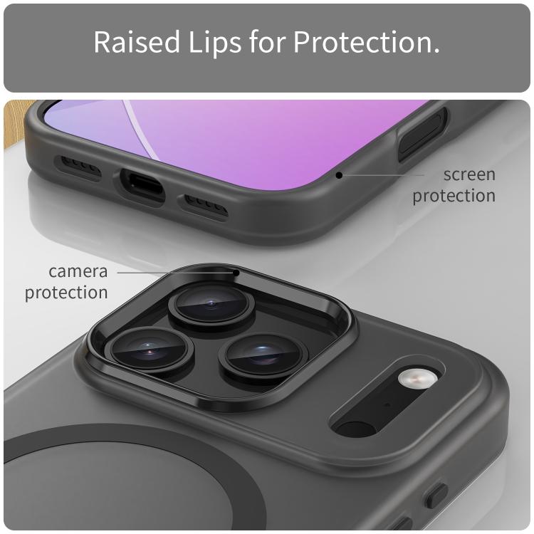 Ốp điện thoại MagSafe mờ trong suốt TPU + PC bảo vệ toàn diện, Dành cho iPhone 16 Pro, Dành cho iPhone 16 Plus, Dành cho iPhone 16, Dành cho iPhone 15 Pro Max, Dành cho iPhone 15 Pro