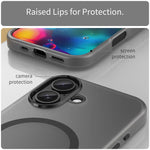 Ốp điện thoại MagSafe mờ trong suốt TPU + PC bảo vệ toàn diện, Dành cho iPhone 17e / 16e, Dành cho iPhone 17 Pro Max, Dành cho iPhone 17 Pro, Dành cho iPhone 17, Dành cho iPhone Air, Dành cho iPhone 16 Pro Max