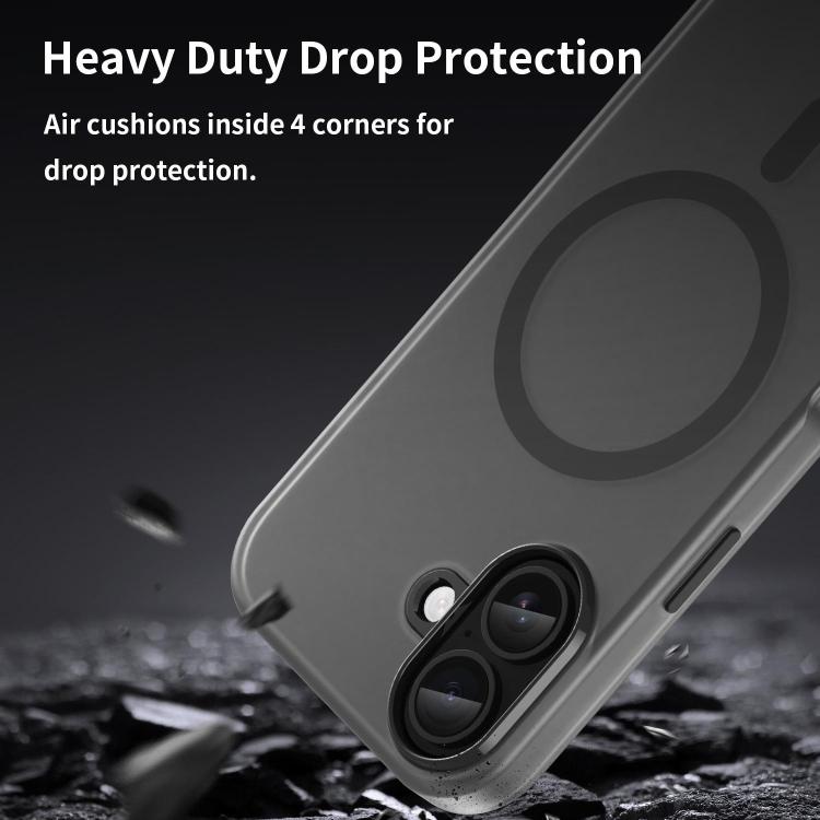 Ốp điện thoại MagSafe mờ trong suốt TPU + PC bảo vệ toàn diện, Dành cho iPhone 17e / 16e, Dành cho iPhone 17 Pro Max, Dành cho iPhone 17 Pro, Dành cho iPhone 17, Dành cho iPhone Air, Dành cho iPhone 16 Pro Max