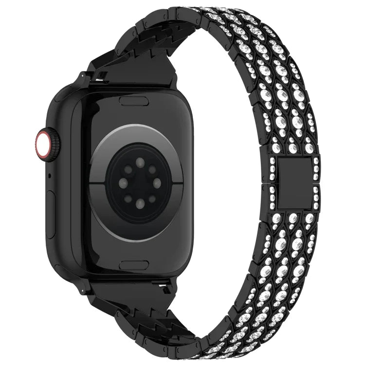 Dây đồng hồ vòng tay kim loại kim cương mắt quỷ, Dành cho Apple Watch 42mm, Dành cho Apple Watch 38mm