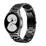 Dây đồng hồ thép không gỉ ba hạt đầu phẳng, Dành cho Samsung Galaxy Watch6 / 6 Classic