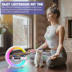Loa Bluetooth thông minh hình chữ G G69 hỗ trợ sạc không dây, đồng hồ báo thức & đèn báo thức, G69 (Đen), G69 (Trắng)