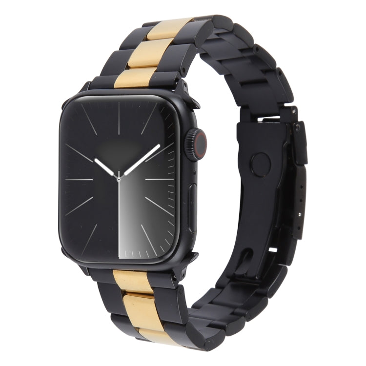 Dây đồng hồ thép không gỉ ba hạt, dành cho Apple Watch SE 2023 44mm, dành cho Apple Watch SE 2023 40mm, dành cho Apple Watch Ultra 2 49mm, dành cho Apple Watch Series 9 45mm, dành cho Apple Watch Series 9 41mm