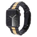 Dây đồng hồ thép không gỉ ba hạt, dành cho Apple Watch SE 2023 44mm, dành cho Apple Watch SE 2023 40mm, dành cho Apple Watch Ultra 2 49mm, dành cho Apple Watch Series 9 45mm, dành cho Apple Watch Series 9 41mm
