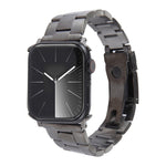 Dây đồng hồ thép không gỉ ba hạt, dành cho Apple Watch Series 7 41mm, dành cho Apple Watch Series 7 45mm, dành cho Apple Watch SE 40mm, dành cho Apple Watch SE 44mm, dành cho Apple Watch Series 6 40mm