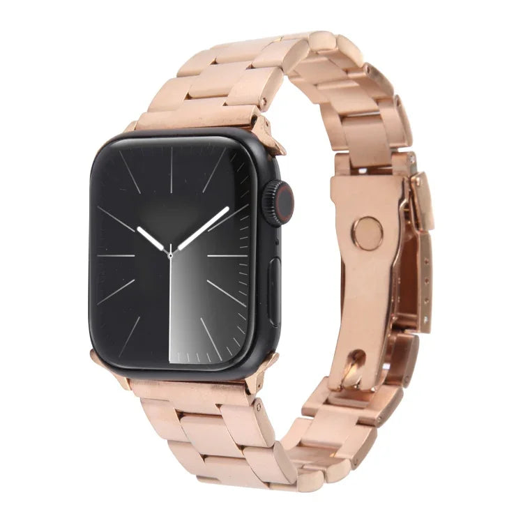 Dây đồng hồ thép không gỉ ba hạt, Dành cho Apple Watch 38mm