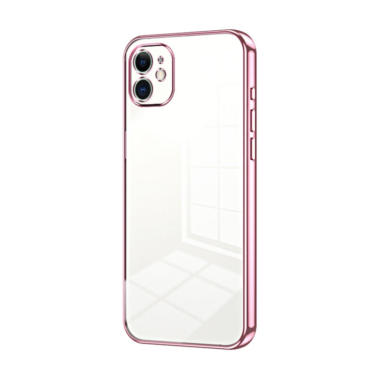 Transparent Plating Fine Hole Phone Case, For iPhone 11 Pro Max, For iPhone 11, For iPhone 11 Pro, For iPhone X / XS, For iPhone XR, For iPhone XS Max