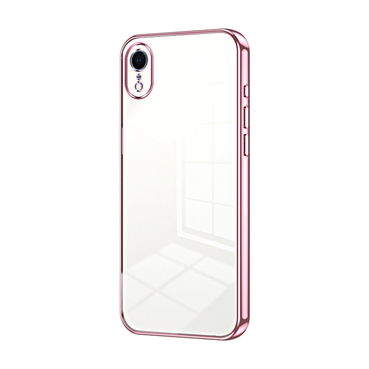 Transparent Plating Fine Hole Phone Case, For iPhone 11 Pro Max, For iPhone 11, For iPhone 11 Pro, For iPhone X / XS, For iPhone XR, For iPhone XS Max