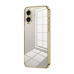 Ốp lưng điện thoại lỗ nhỏ mạ trong suốt, dành cho iPhone 16 Pro, iPhone 16 Plus, iPhone 16, iPhone 15 Pro Max, iPhone 15 Pro, iPhone 15 Plus