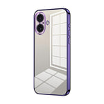 Ốp lưng điện thoại lỗ nhỏ mạ trong suốt, dành cho iPhone 17e / 16e, iPhone 17 Pro Max, iPhone 17 Pro, iPhone 17, iPhone Air, iPhone 16 Pro Max