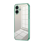 Ốp lưng điện thoại lỗ nhỏ mạ trong suốt, dành cho iPhone 17e / 16e, iPhone 17 Pro Max, iPhone 17 Pro, iPhone 17, iPhone Air, iPhone 16 Pro Max