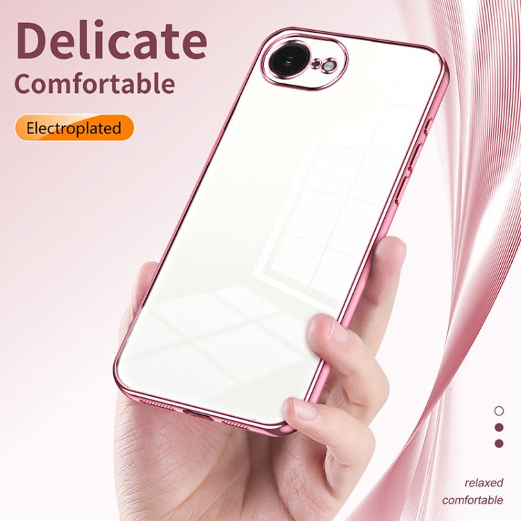 Ốp lưng điện thoại lỗ nhỏ mạ trong suốt, dành cho iPhone 17e / 16e, iPhone 17 Pro Max, iPhone 17 Pro, iPhone 17, iPhone Air, iPhone 16 Pro Max