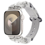 Dây đồng hồ da thật Paracord, Dành cho Apple Watch 42mm, Dành cho Apple Watch 38mm