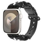 Dây đồng hồ da thật Paracord, Dành cho Apple Watch 42mm, Dành cho Apple Watch 38mm