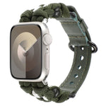 Dây đồng hồ da thật Paracord, Dành cho Apple Watch 42mm, Dành cho Apple Watch 38mm