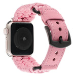 Dây đồng hồ da thật Paracord trơn, Dành cho Apple Watch 42mm, Dành cho Apple Watch 38mm