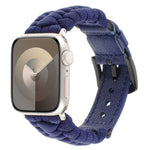 Dây đồng hồ da thật Paracord trơn, Dành cho Apple Watch 42mm, Dành cho Apple Watch 38mm