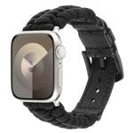 Dây đồng hồ da thật Paracord trơn, Dành cho Apple Watch 42mm, Dành cho Apple Watch 38mm
