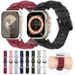 Dây đồng hồ da thật Paracord trơn, Dành cho Apple Watch 42mm, Dành cho Apple Watch 38mm