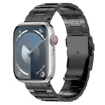 Dây đồng hồ thép titan hình thang khóa an toàn, Dành cho Apple Watch 42mm, Dành cho Apple Watch 38mm