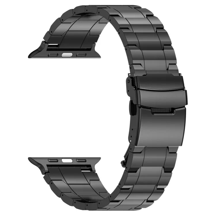 Dây đồng hồ thép titan hình thang khóa an toàn, Dành cho Apple Watch 42mm, Dành cho Apple Watch 38mm