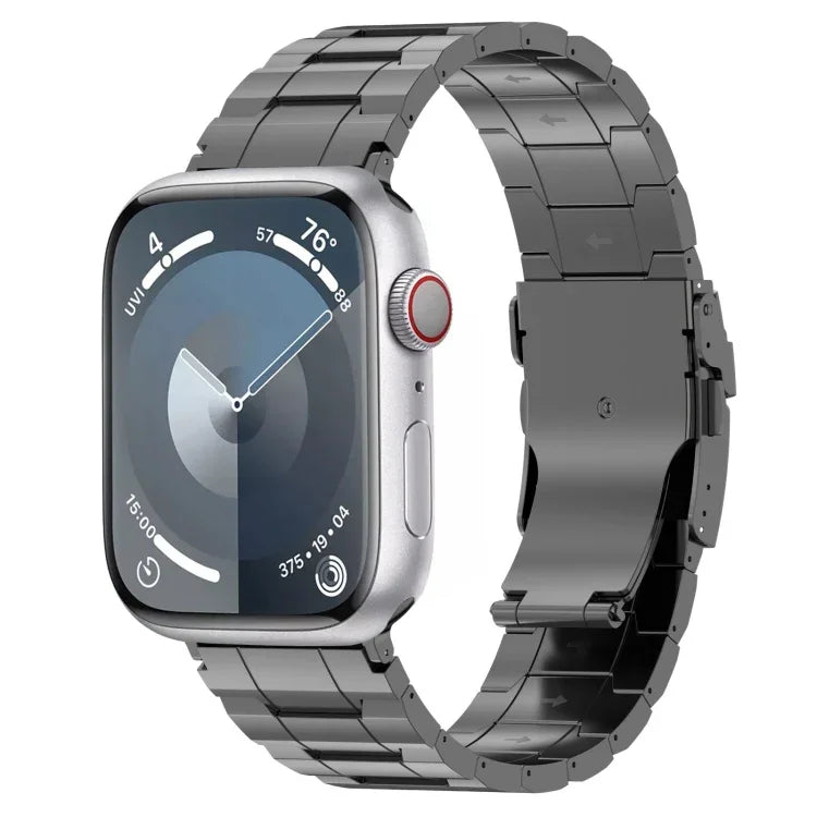 Dây đồng hồ thép titan hình thang khóa an toàn, Dành cho Apple Watch 42mm, Dành cho Apple Watch 38mm