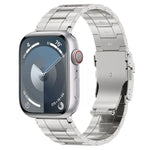 Dây đồng hồ thép titan hình thang khóa an toàn, Dành cho Apple Watch 42mm, Dành cho Apple Watch 38mm