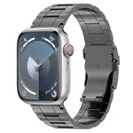 Dây đồng hồ thép titan hình thang khóa an toàn, Dành cho Apple Watch 42mm, Dành cho Apple Watch 38mm
