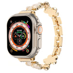 Dây đồng hồ hợp kim kẽm hoa 5 cánh, dành cho Apple Watch SE 2023 44mm, dành cho Apple Watch SE 2023 40mm, dành cho Apple Watch Ultra 2 49mm, dành cho Apple Watch Series 9 45mm, dành cho Apple Watch Series 9 41mm, dành cho Apple Watch Ultra 49mm