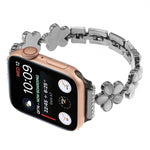 Dây đồng hồ dạng vòng xích hợp kim kẽm hoa 5 cánh, Dành cho Apple Watch 42mm, Dành cho Apple Watch 38mm
