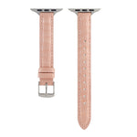 Dây đồng hồ da cá sấu mảnh, dành cho Apple Watch Series 8 41mm, dành cho Apple Watch Series 8 45mm, dành cho Apple Watch SE 2022 40mm, dành cho Apple Watch SE 2022 44mm, dành cho Apple Watch Series 7 41mm, dành cho Apple Watch Series 7 45mm