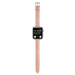 Dây đồng hồ da cá sấu mảnh, dành cho Apple Watch Series 4 44mm, dành cho Apple Watch Series 4 40mm, dành cho Apple Watch Series 3 38mm, dành cho Apple Watch Series 3 42mm, dành cho Apple Watch Series 2 42mm, dành cho Apple Watch Series 2 38mm