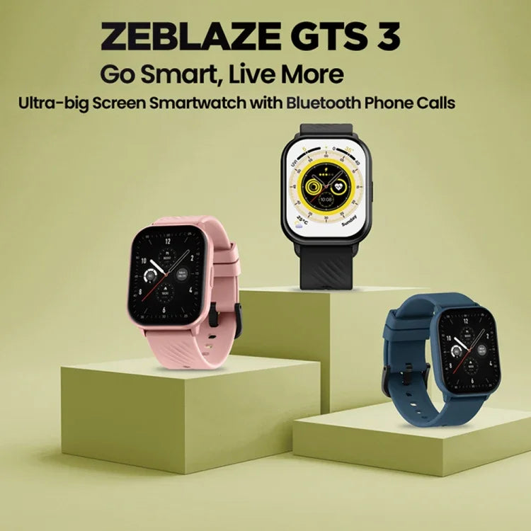 Zeblaze GTS 3 đồng hồ thông minh gọi Bluetooth chống nước IP68 2,03 inch