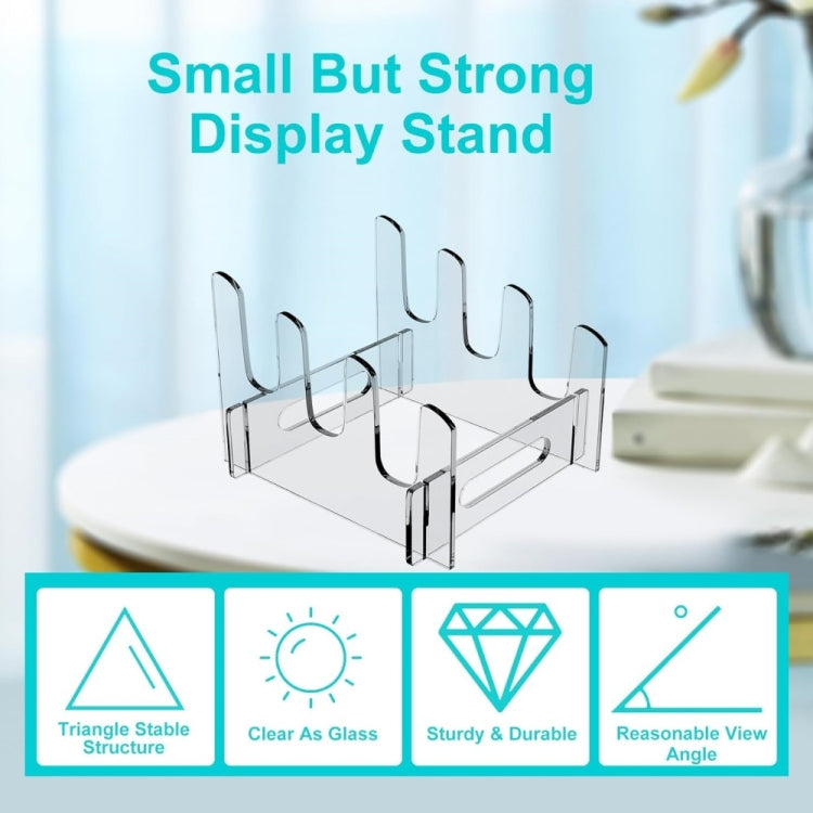 Kệ Đựng Đĩa Acrylic Có Thể Tháo Rời Giá Rửa Đĩa Nhiều Tầng, 16.5 x 15.3 x 11.5cm, 21.6 x 15.3 x 12.5cm, 26.7 x 15.3 x 14cm