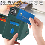 Ốp lưng điện thoại túi đựng thẻ họa tiết hình thoi có RFID kèm dây đeo dài, dành cho iPhone 12 mini, iPhone 11 Pro Max, iPhone 11, iPhone 11 Pro, iPhone XS / X, iPhone XR, iPhone XS Max, iPhone 8 Plus / 7 Plus