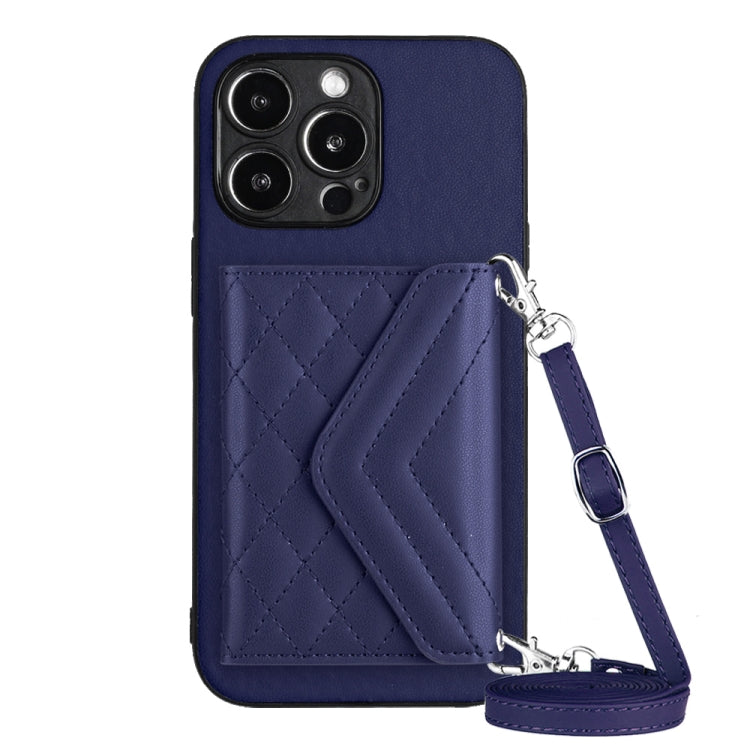 Ốp lưng điện thoại túi đựng thẻ họa tiết hình thoi có RFID kèm dây đeo dài, dành cho iPhone SE 2022 / SE 2020, iPhone 13 Pro Max, iPhone 13 Pro, iPhone 13, iPhone 13 mini, iPhone 12, iPhone 12 Pro Max, iPhone 12 Pro
