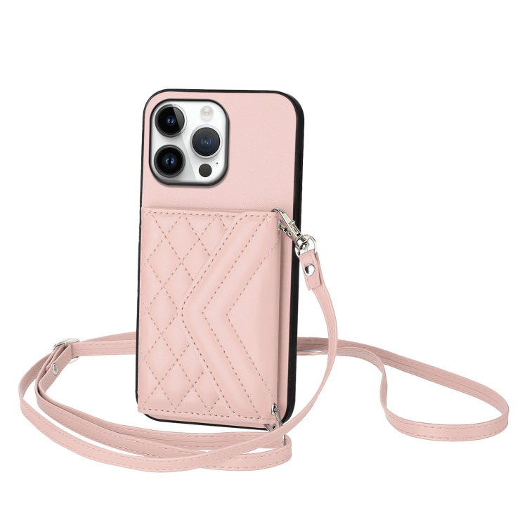 Ốp lưng điện thoại túi đựng thẻ họa tiết hình thoi có RFID kèm dây đeo dài, dành cho iPhone 17 Pro Max, iPhone 17 Pro, iPhone 17, iPhone Air, iPhone 16 Pro Max, iPhone 16 Pro, iPhone 16 Plus, iPhone 16
