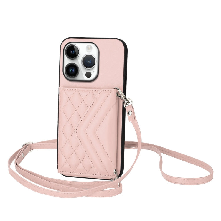 Ốp lưng điện thoại túi đựng thẻ họa tiết hình thoi có RFID kèm dây đeo dài, dành cho iPhone 17 Pro Max, iPhone 17 Pro, iPhone 17, iPhone Air, iPhone 16 Pro Max, iPhone 16 Pro, iPhone 16 Plus, iPhone 16