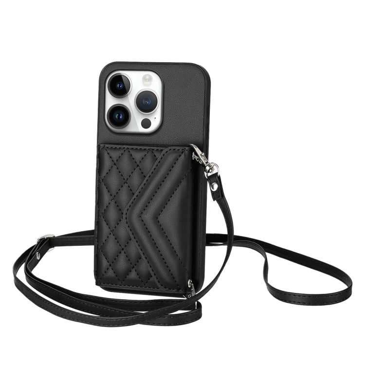 Ốp lưng điện thoại túi đựng thẻ họa tiết hình thoi có RFID kèm dây đeo dài, dành cho iPhone 17 Pro Max, iPhone 17 Pro, iPhone 17, iPhone Air, iPhone 16 Pro Max, iPhone 16 Pro, iPhone 16 Plus, iPhone 16