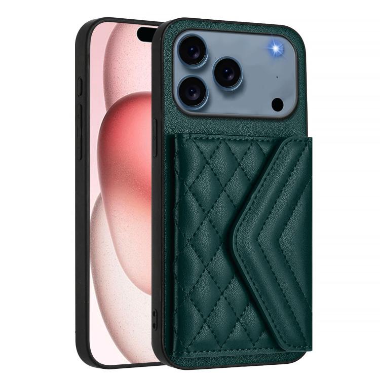 Ốp lưng điện thoại túi đựng thẻ họa tiết hình thoi có RFID kèm dây đeo dài, dành cho iPhone 17 Pro Max, iPhone 17 Pro, iPhone 17, iPhone Air, iPhone 16 Pro Max, iPhone 16 Pro, iPhone 16 Plus, iPhone 16