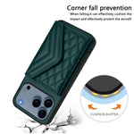 Ốp lưng điện thoại túi đựng thẻ họa tiết hình thoi có RFID kèm dây đeo dài, dành cho iPhone 17 Pro Max, iPhone 17 Pro, iPhone 17, iPhone Air, iPhone 16 Pro Max, iPhone 16 Pro, iPhone 16 Plus, iPhone 16