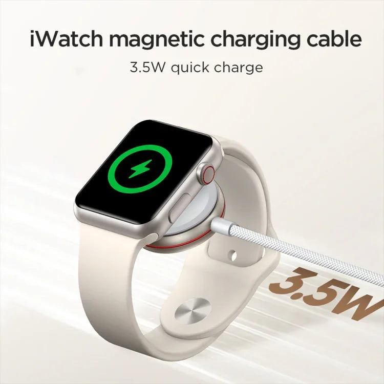 JOYROOM S-IW011 Sạc không dây từ tính 3.5W cho Apple Watch Series, Chiều dài: 1.2m, S-IW011